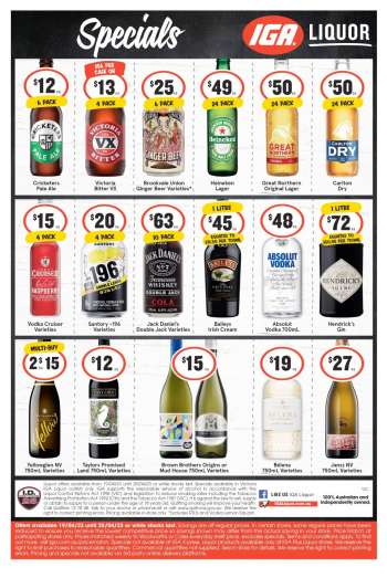IGA LIQUOR Catalogue - 19 Apr 2023 - 25 Apr 2023.