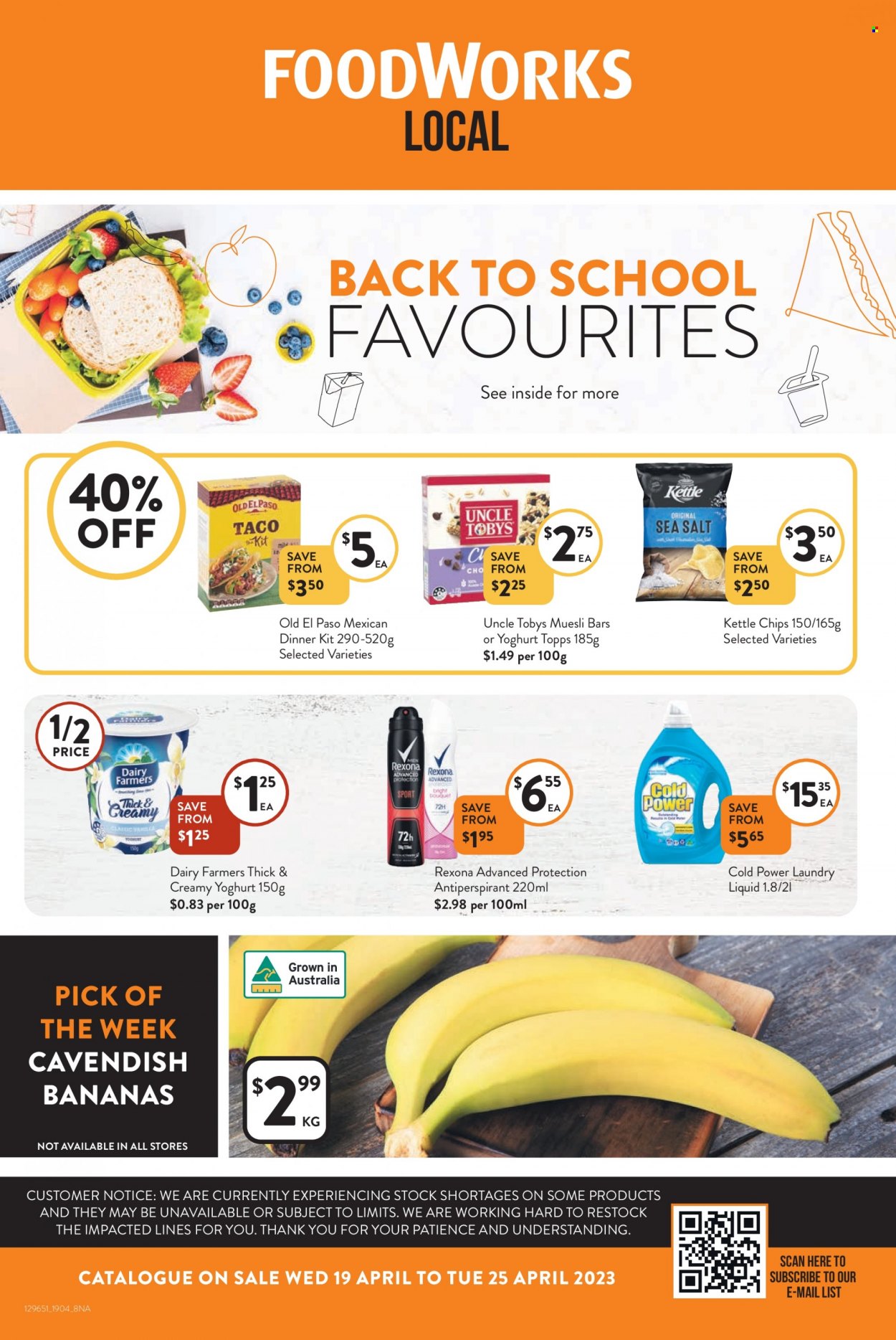 Foodworks catalogue - 19 Apr 2023 - 25 Apr 2023. Page 1
