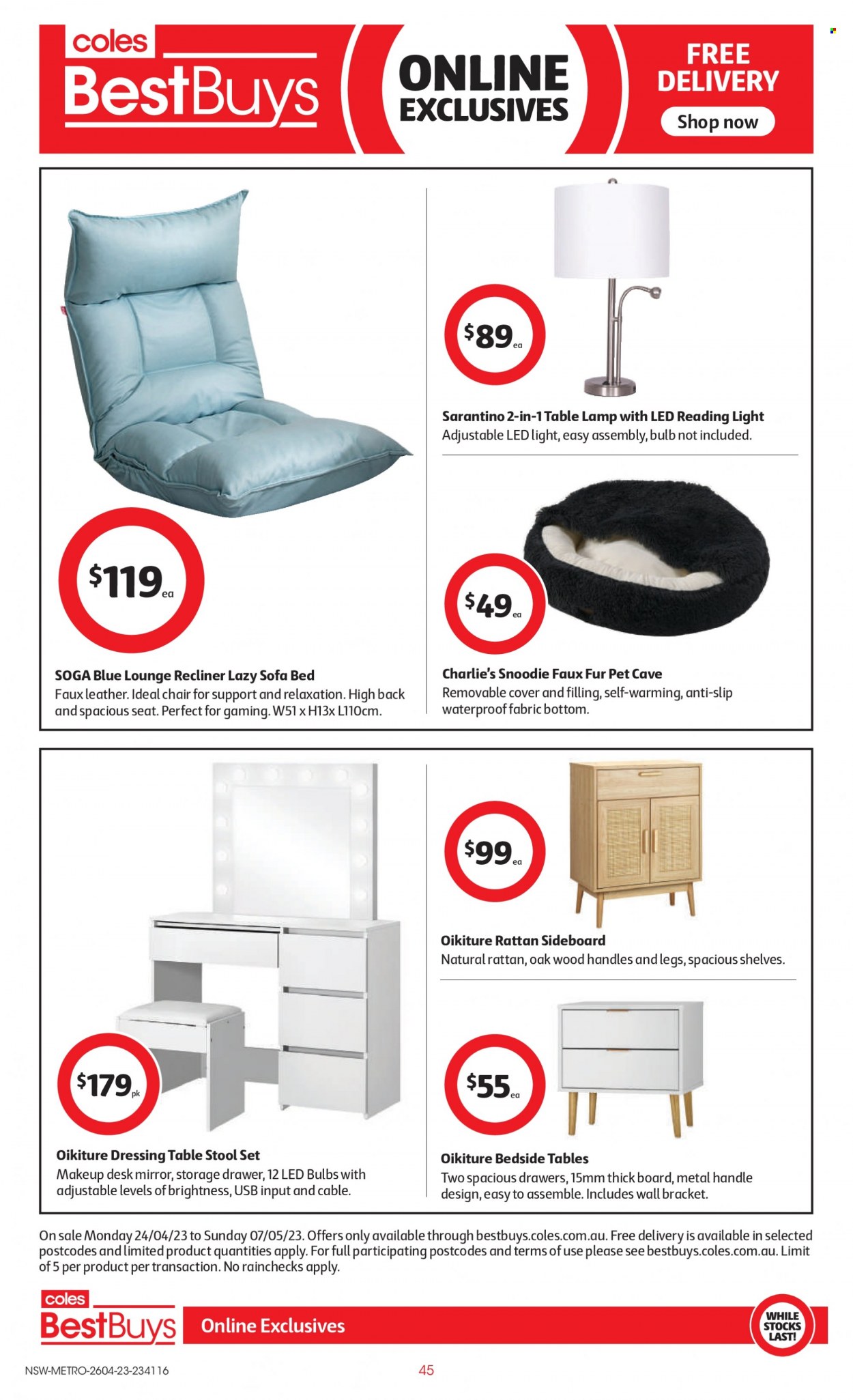 Coles catalogue - 26 Apr 2023 - 2 May 2023. Page 45