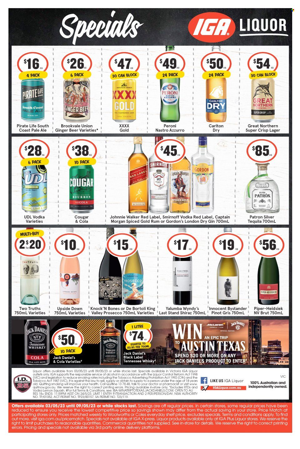 IGA LIQUOR catalogue - 3 May 2023 - 9 May 2023. Page 1