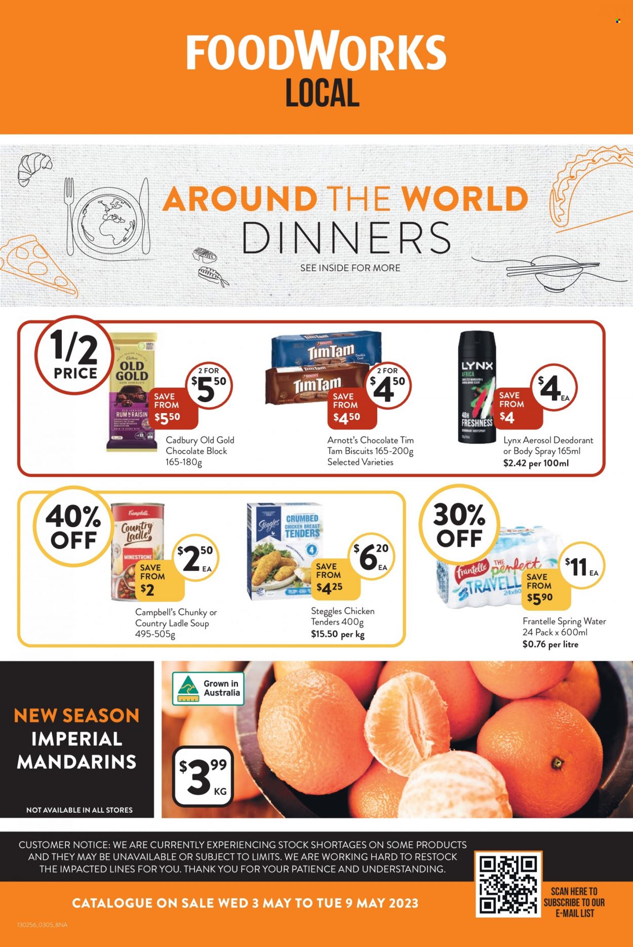 Foodworks catalogue - 3 May 2023 - 9 May 2023. Page 1
