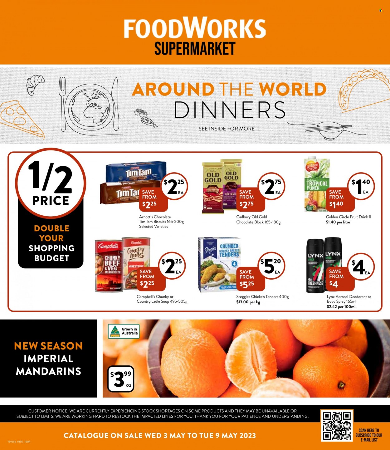Foodworks catalogue - 3 May 2023 - 9 May 2023. Page 1