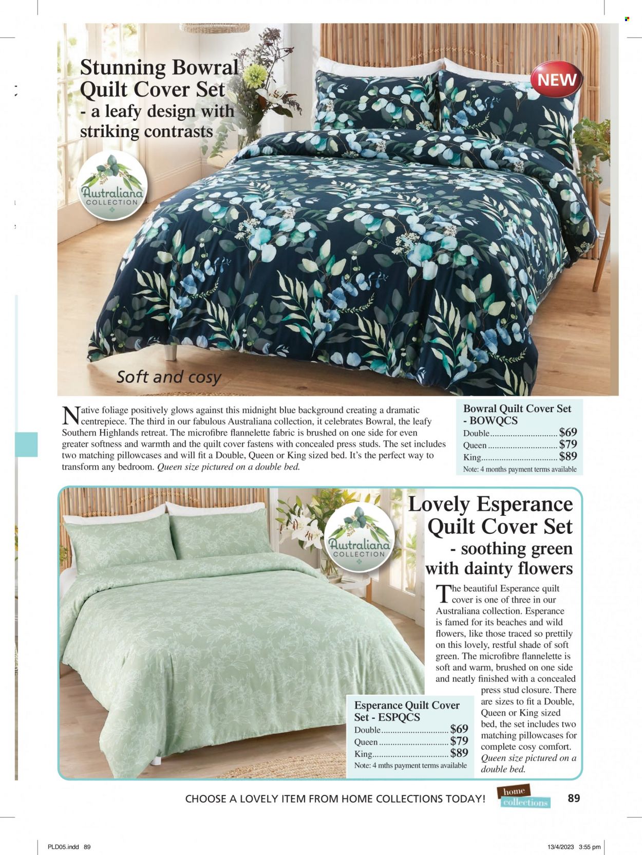 thumbnail - Innovations Catalogue - Sales products - pillowcase, quilt, quilt cover set. Page 89.