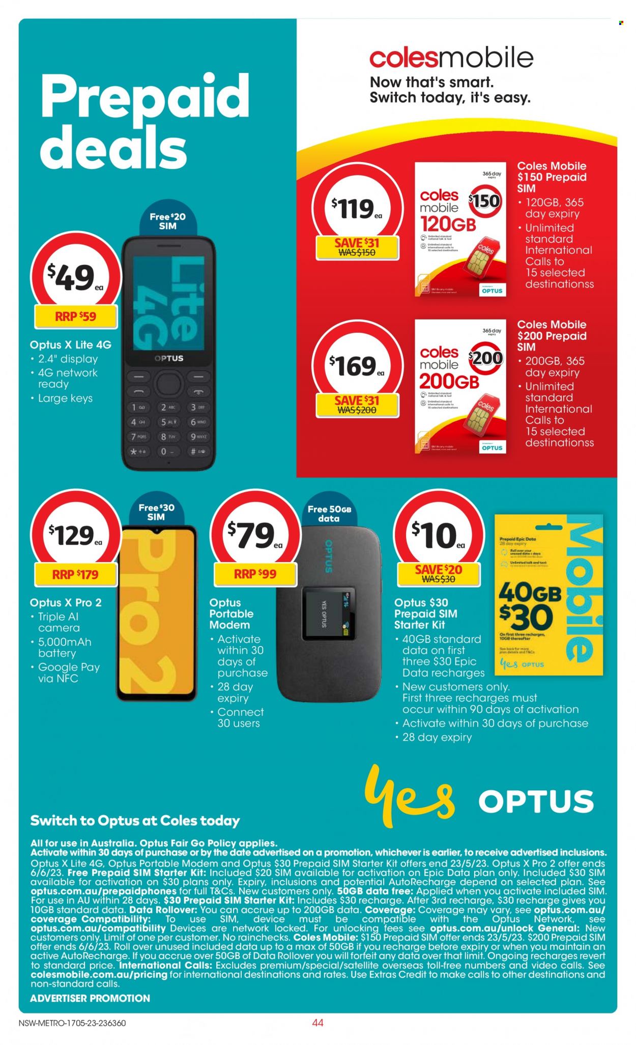 Coles catalogue - 17 May 2023 - 23 May 2023. Page 44