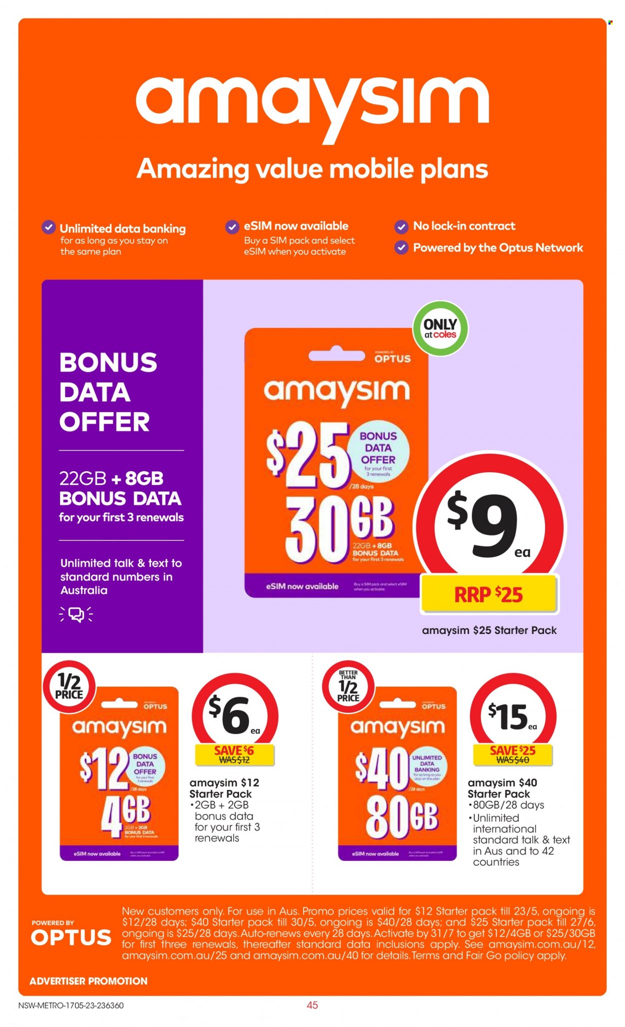 Coles catalogue - 17 May 2023 - 23 May 2023. Page 45