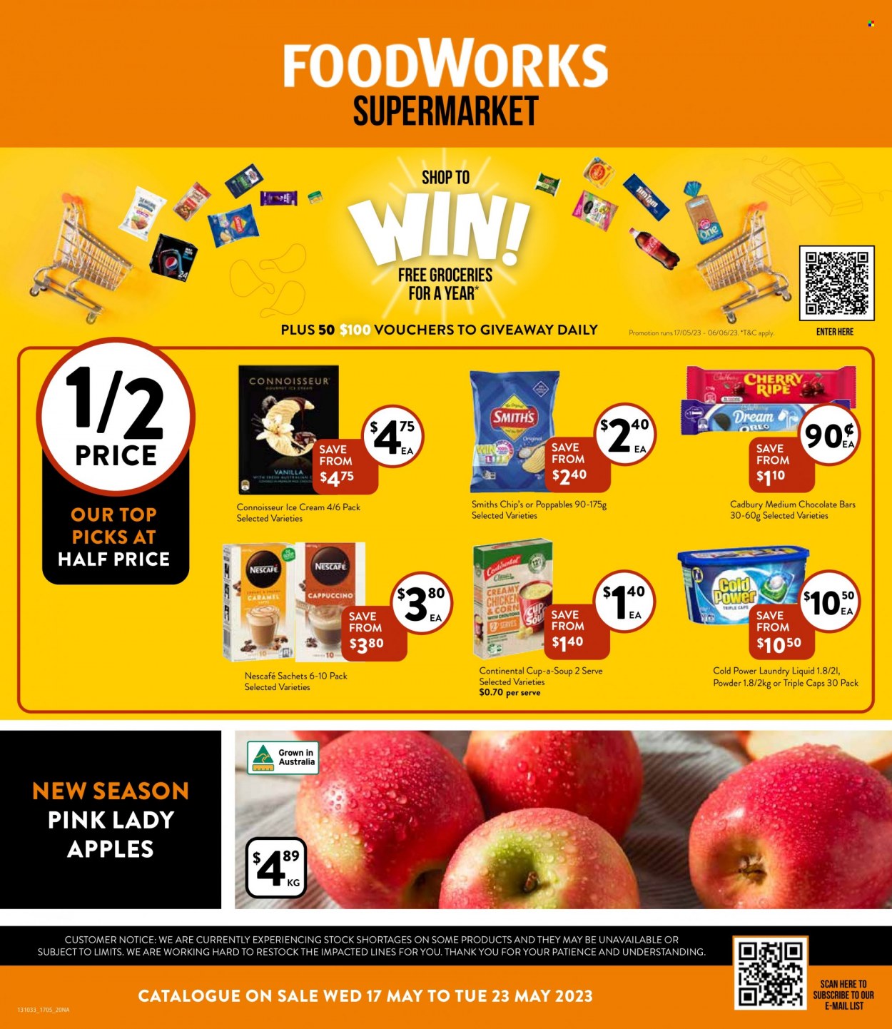 Foodworks catalogue - 17 May 2023 - 23 May 2023. Page 1