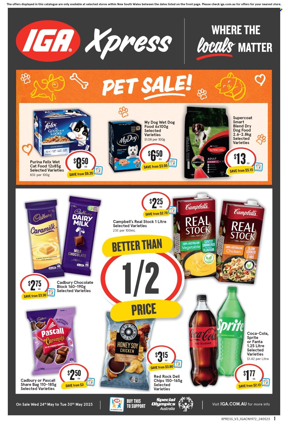 IGA Xpress catalogue - 24 May 2023 - 30 May 2023. Page 1