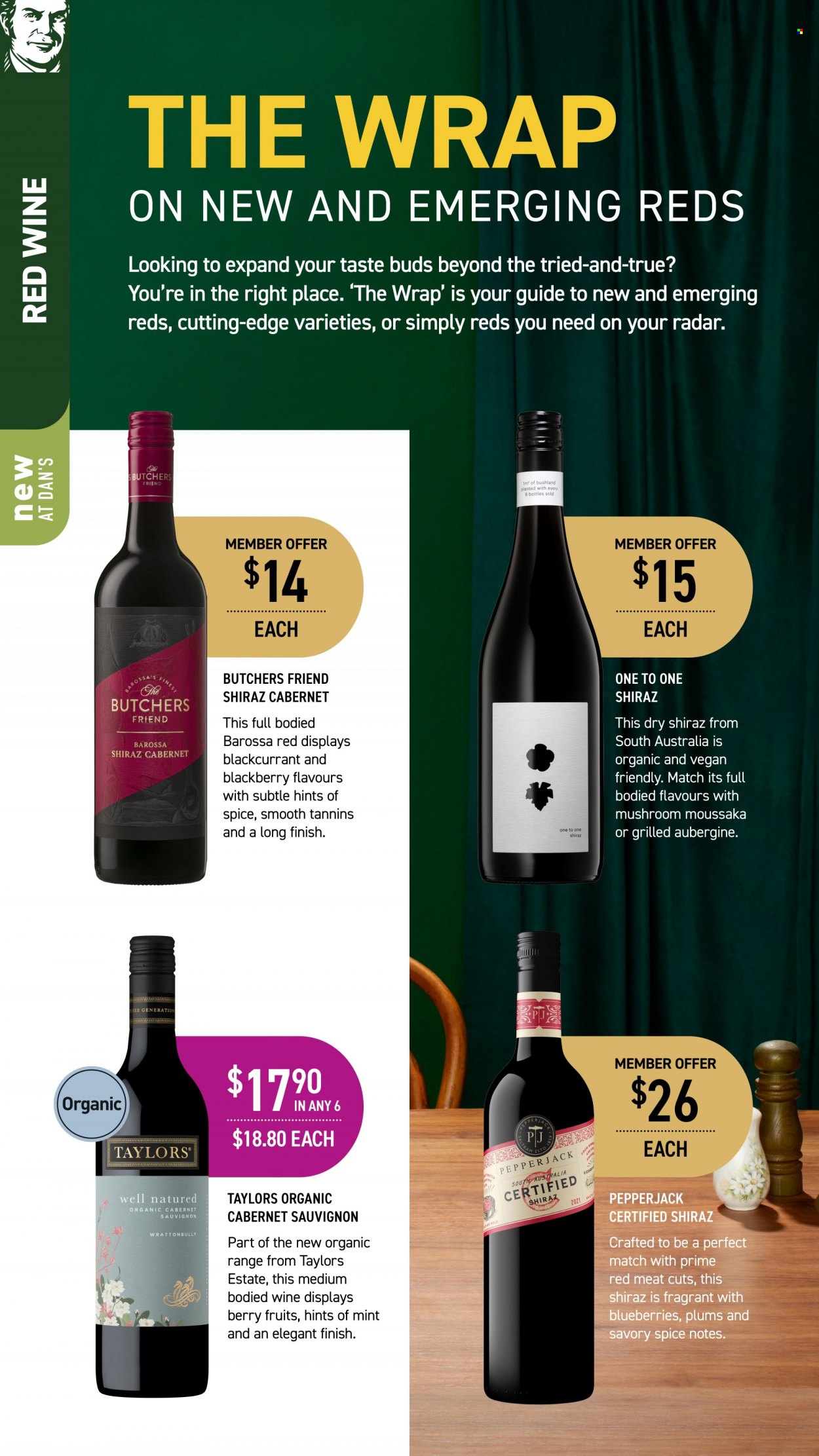 thumbnail - Dan Murphy's Catalogue - 1 Jun 2023 - 14 Jun 2023 - Sales products - Cabernet Sauvignon, red wine, wine, alcohol, Shiraz. Page 5.