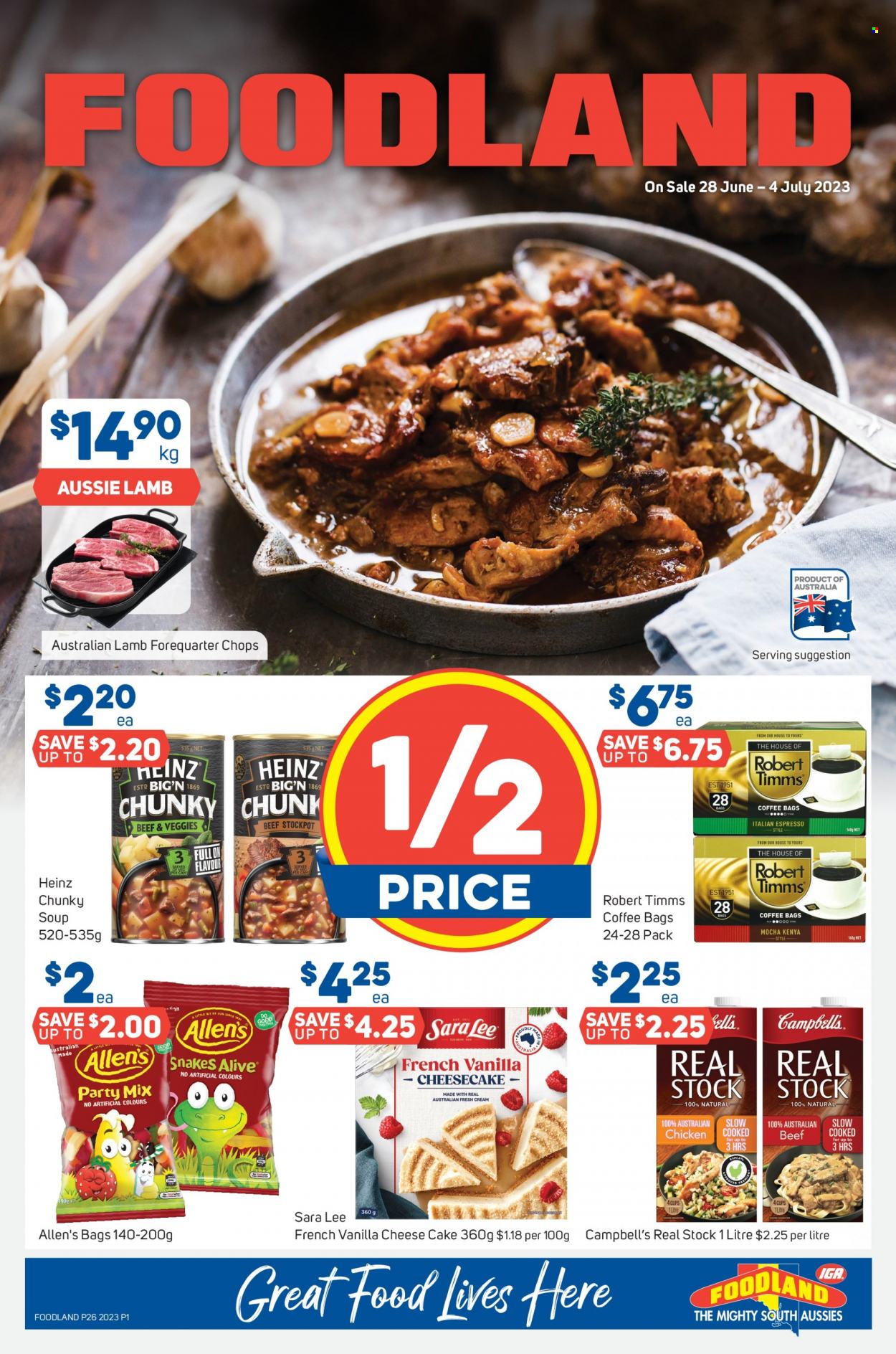 Foodland catalogue - 28 Jun 2023 - 4 Jul 2023. Page 1