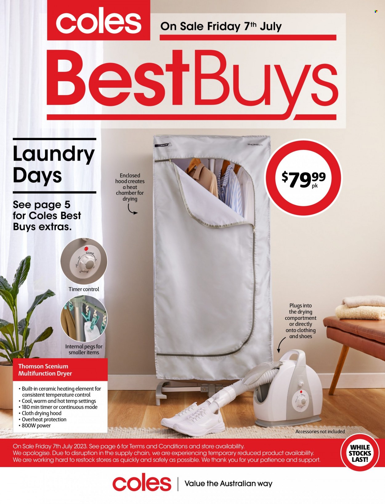 Coles catalogue - 7 Jul 2023 - 13 Jul 2023. Page 1
