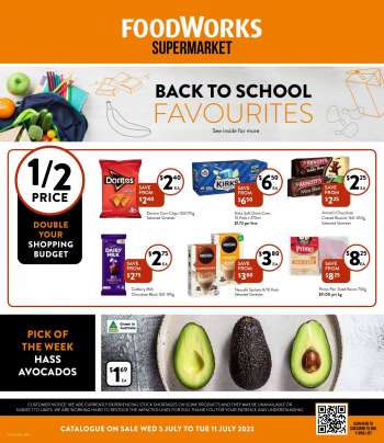 Foodworks Catalogue - 5 Jul 2023 - 11 Jul 2023.