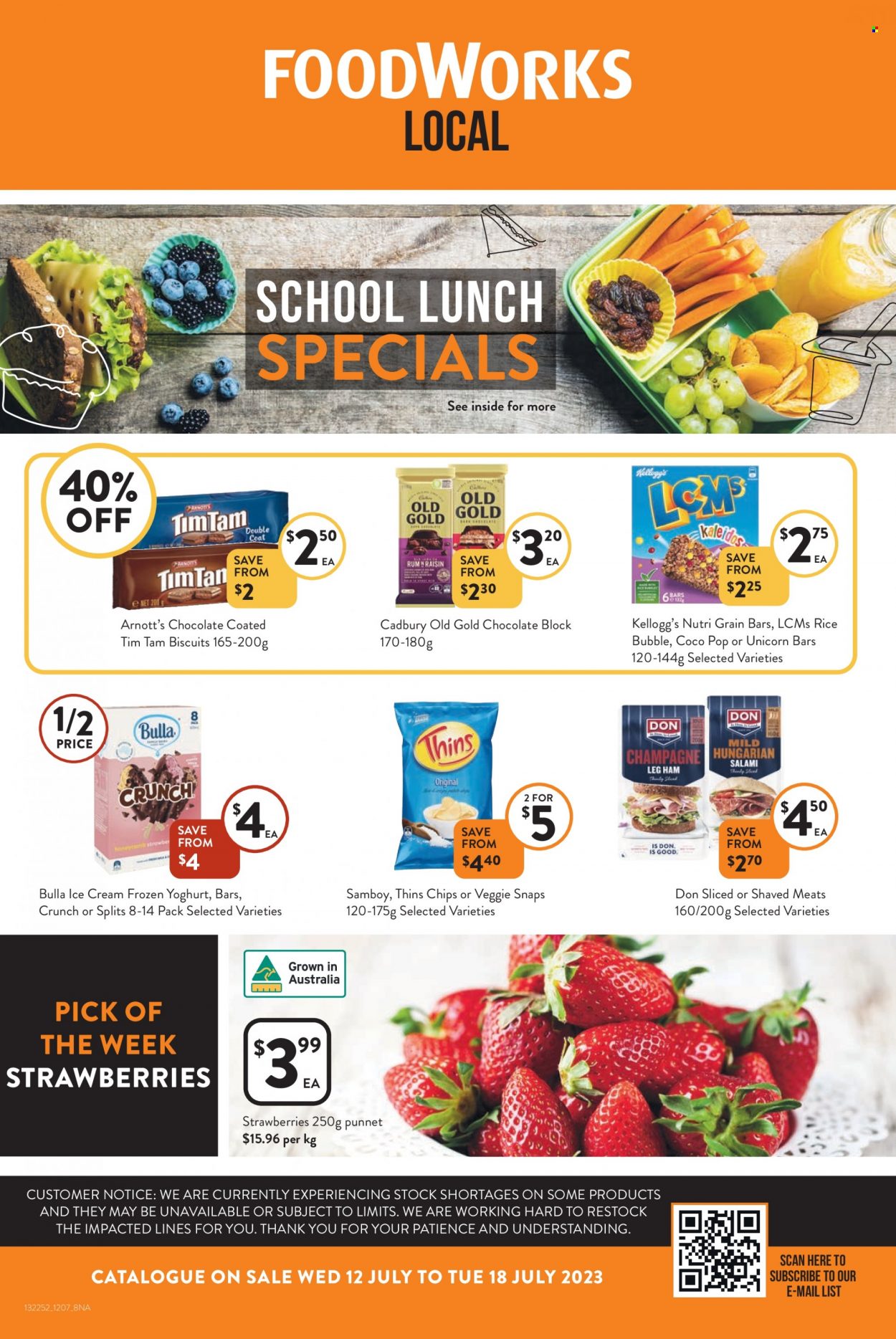 Foodworks catalogue - 12 Jul 2023 - 18 Jul 2023. Page 1