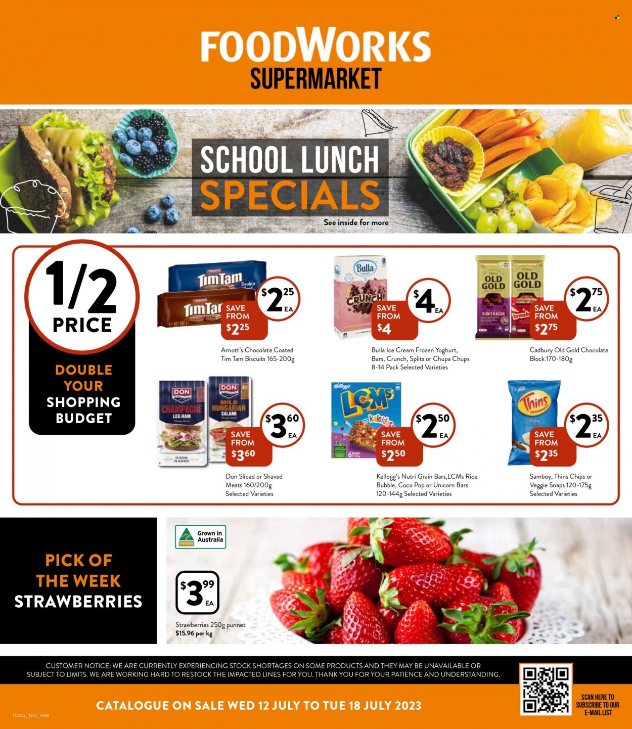 Foodworks catalogue - 12 Jul 2023 - 18 Jul 2023. Page 1