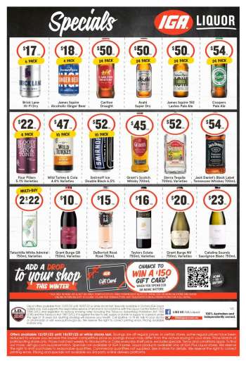 IGA LIQUOR Catalogue - 12 Jul 2023 - 18 Jul 2023.