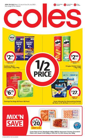 Coles Catalogue - 19 Jul 2023 - 25 Jul 2023.