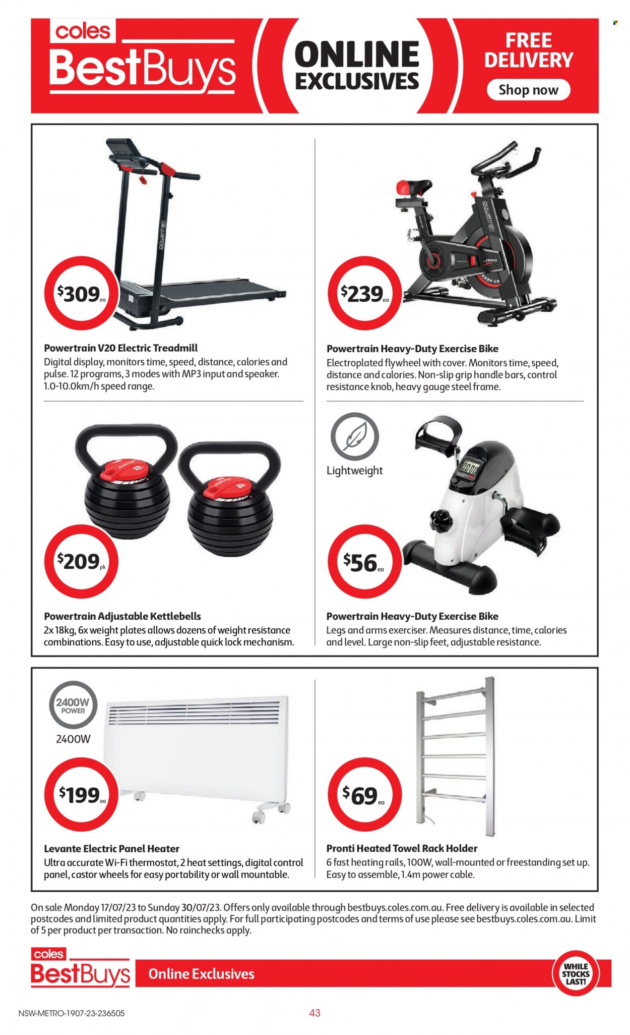 Coles catalogue - 19 Jul 2023 - 25 Jul 2023. Page 43