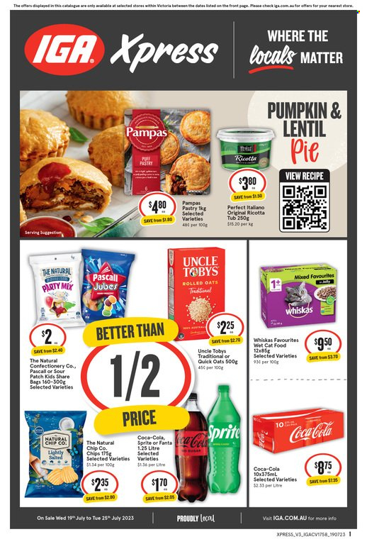IGA Xpress catalogue - 19 Jul 2023 - 25 Jul 2023. Page 1