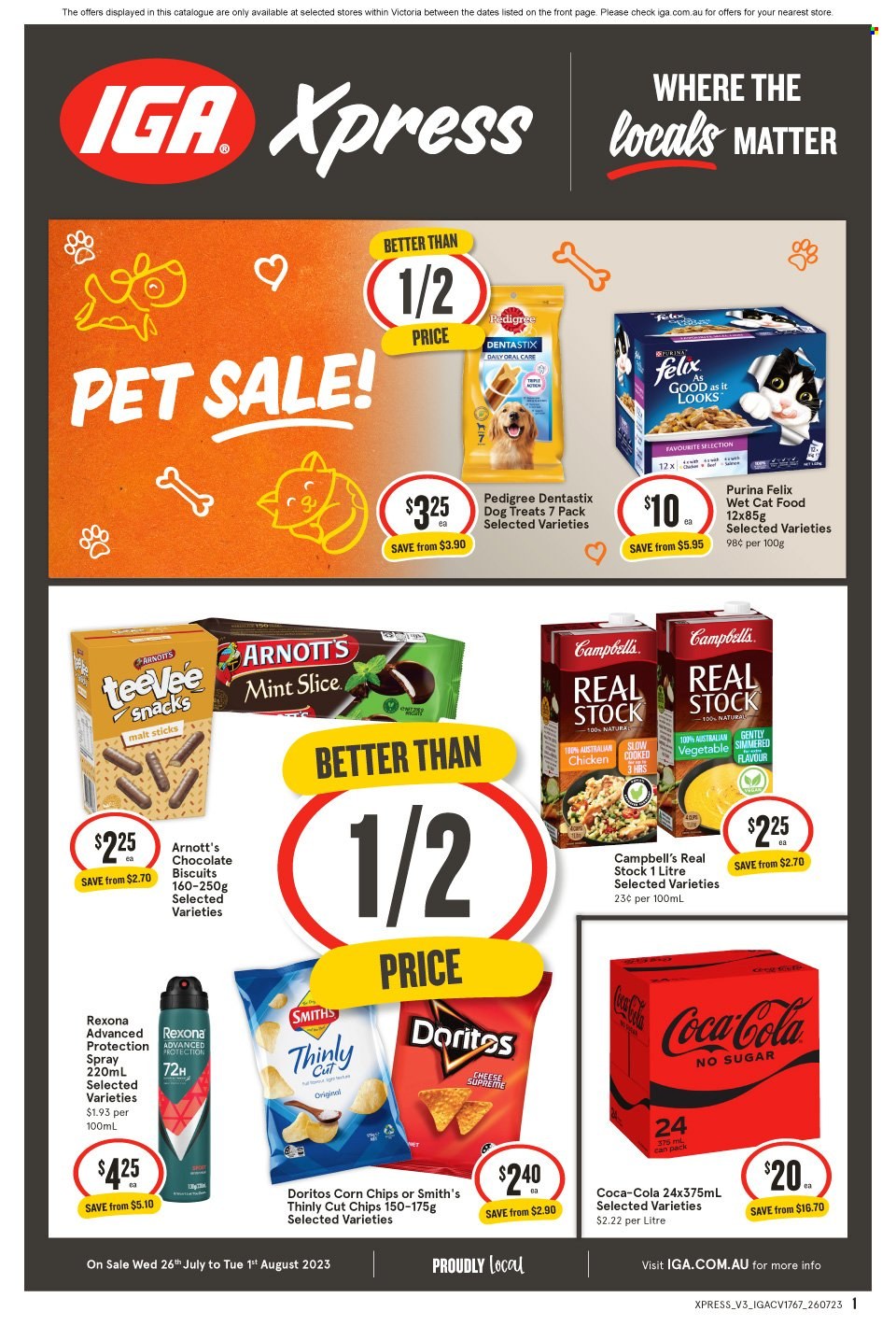IGA Xpress catalogue - 26 Jul 2023 - 1 Aug 2023. Page 1