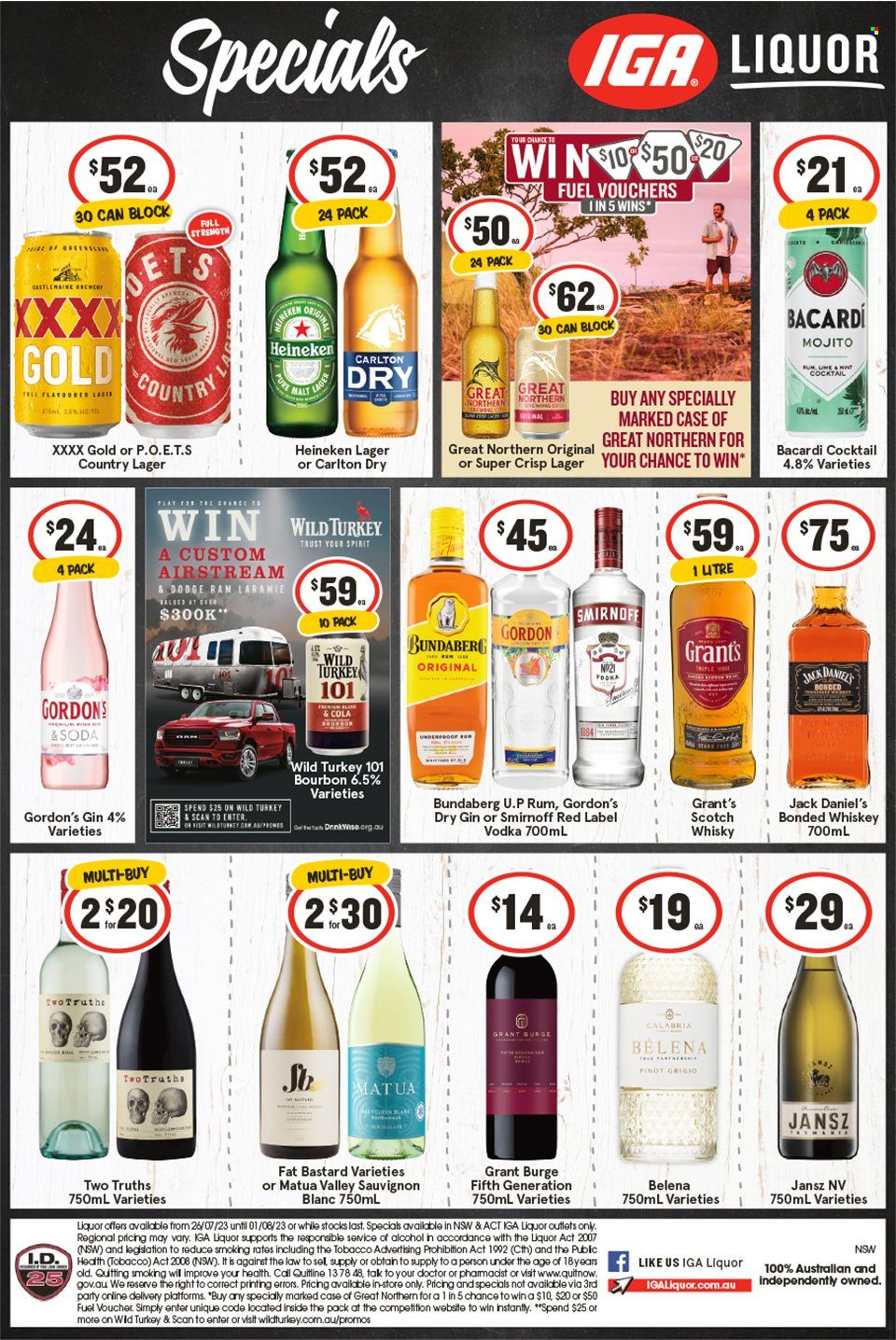 IGA LIQUOR catalogue - 26 Jul 2023 - 1 Aug 2023. Page 1