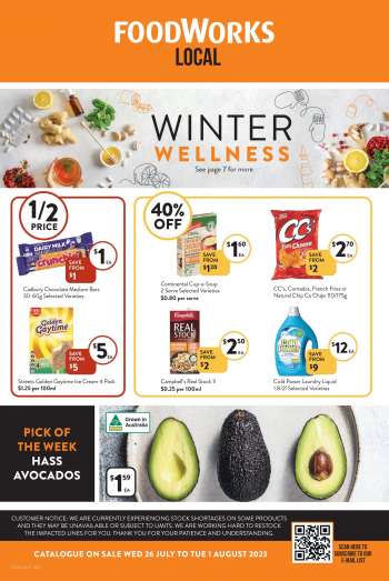 Foodworks Catalogue - 26 Jul 2023 - 1 Aug 2023.