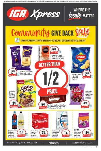 IGA Xpress Catalogue - 9 Aug 2023 - 15 Aug 2023.