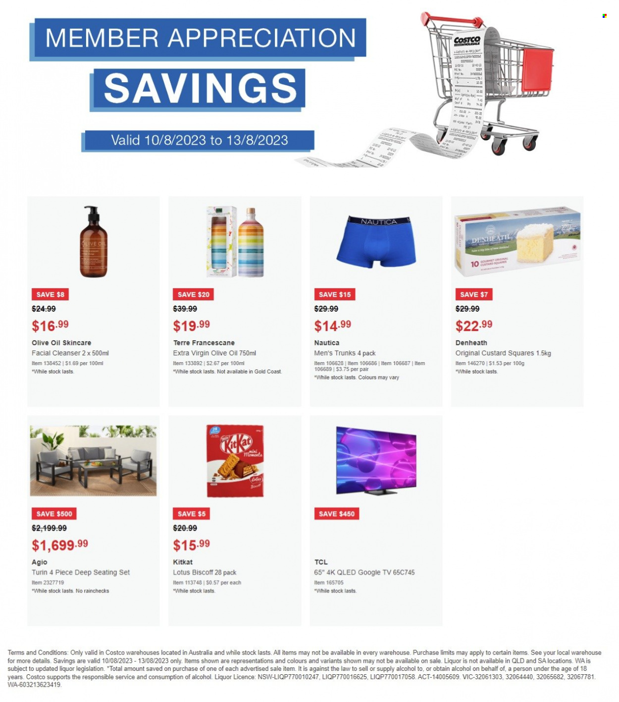 Costco catalogue - 10 Aug 2023 - 13 Aug 2023. Page 1