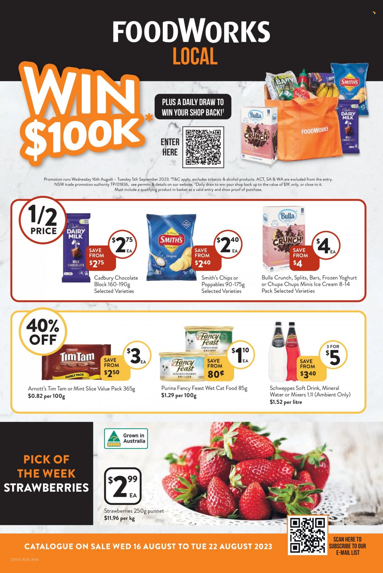 Foodworks catalogue - 16 Aug 2023 - 22 Aug 2023. Page 1