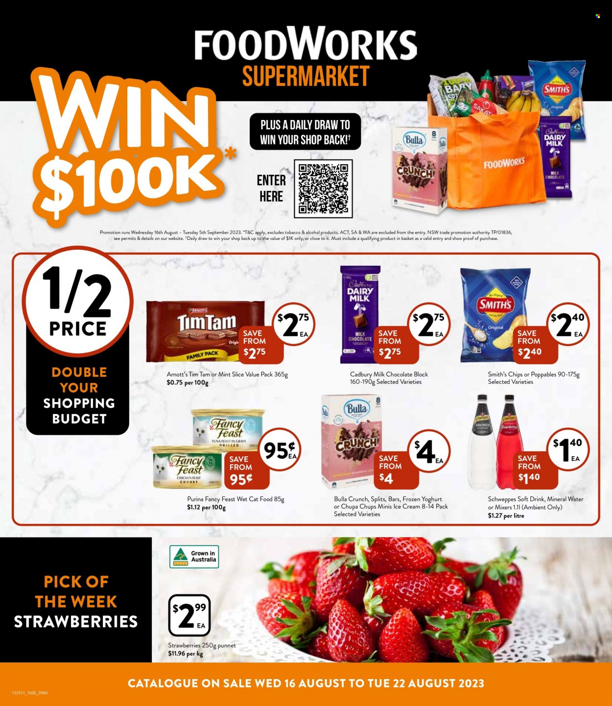 Foodworks catalogue - 16 Aug 2023 - 22 Aug 2023. Page 1