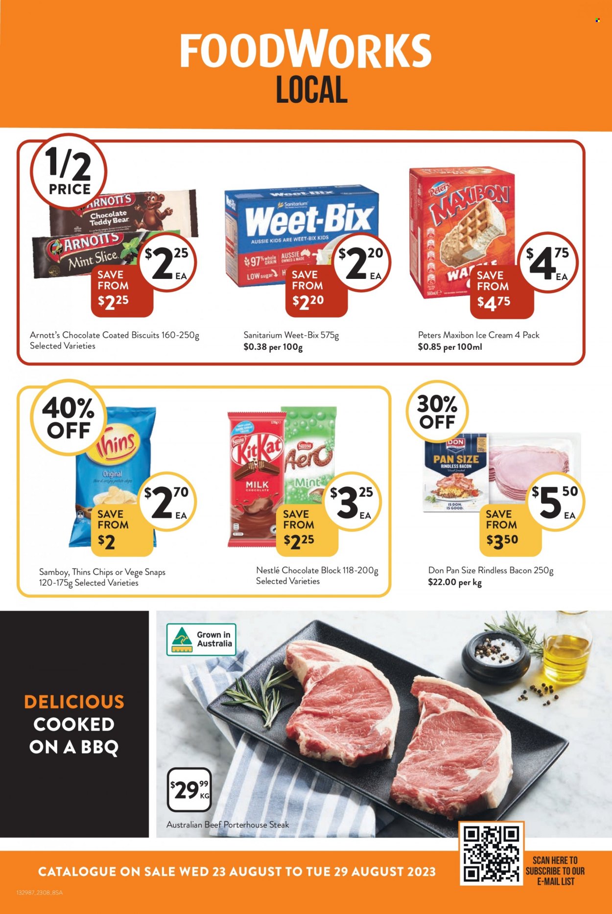 Foodworks catalogue - 23 Aug 2023 - 29 Aug 2023. Page 1