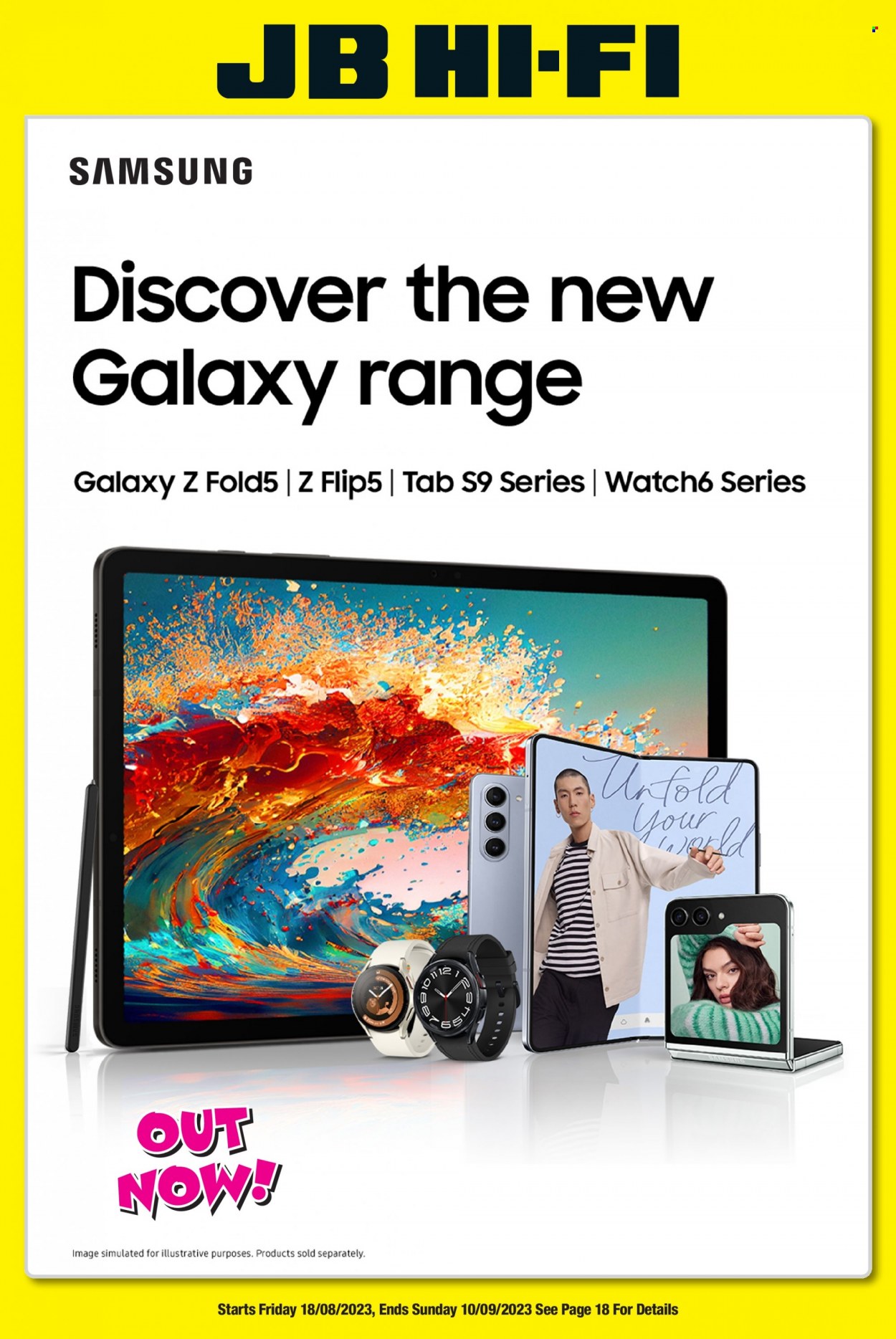 JB Hi-Fi catalogue - 18 Aug 2023 - 10 Sep 2023. Page 1