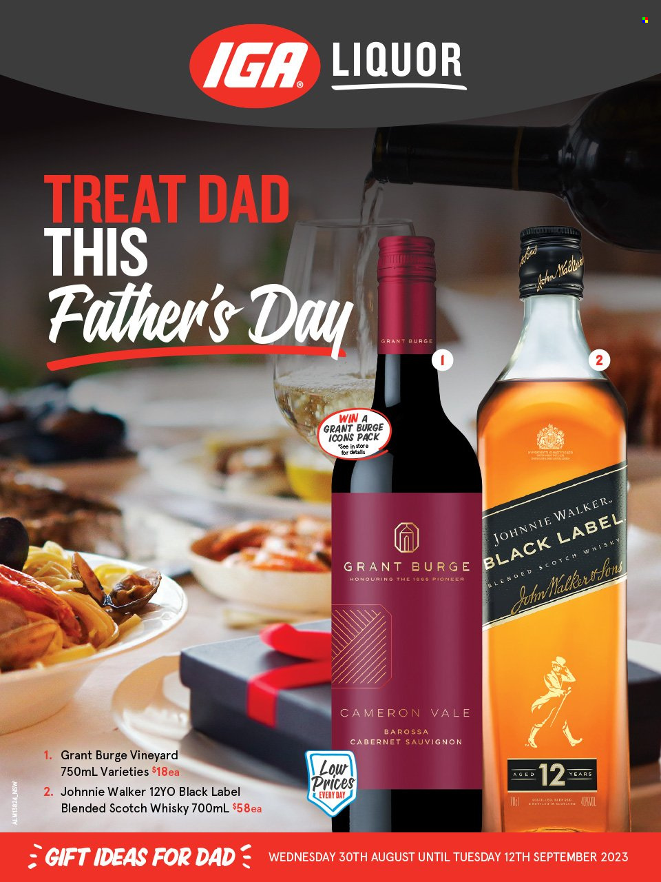 IGA LIQUOR catalogue - 30 Aug 2023 - 12 Sep 2023. Page 1