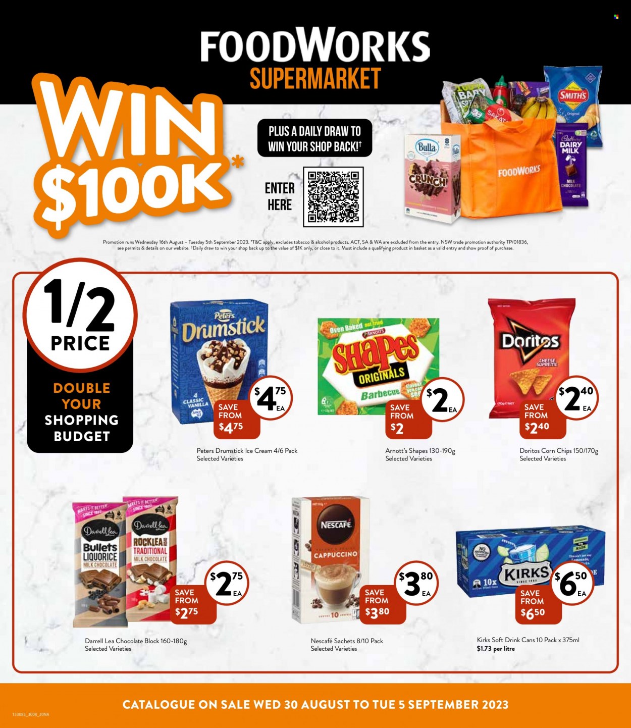 Foodworks catalogue - 30 Aug 2023 - 5 Sep 2023. Page 1