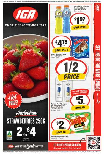 IGA Catalogue - 6 Sep 2023 - 12 Sep 2023.