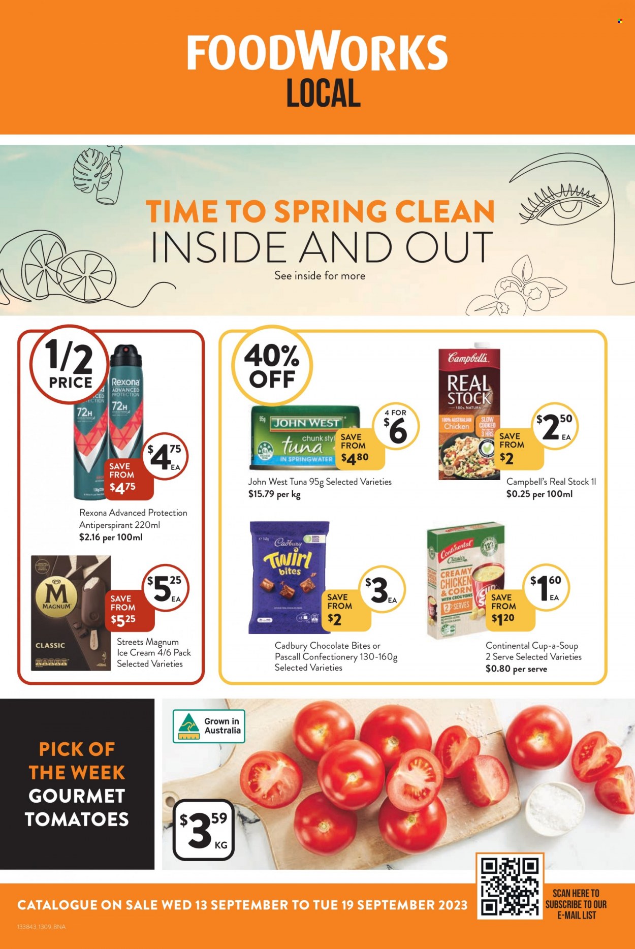 Foodworks catalogue - 13 Sep 2023 - 19 Sep 2023. Page 1