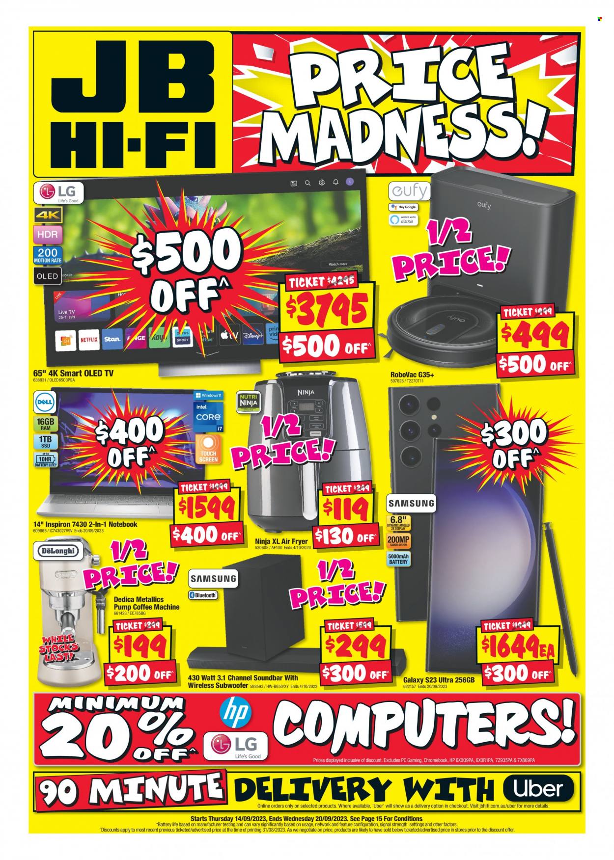 JB Hi-Fi catalogue - 14 Sep 2023 - 20 Sep 2023. Page 1