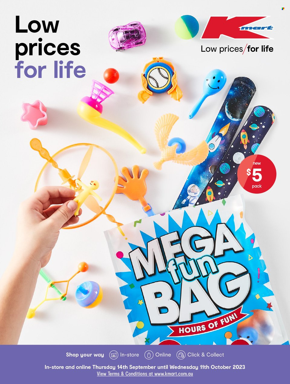 Kmart catalogue - 14 Sep 2023 - 11 Oct 2023. Page 1