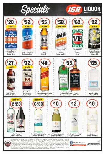 IGA LIQUOR Catalogue - 20 Sep 2023 - 26 Sep 2023.
