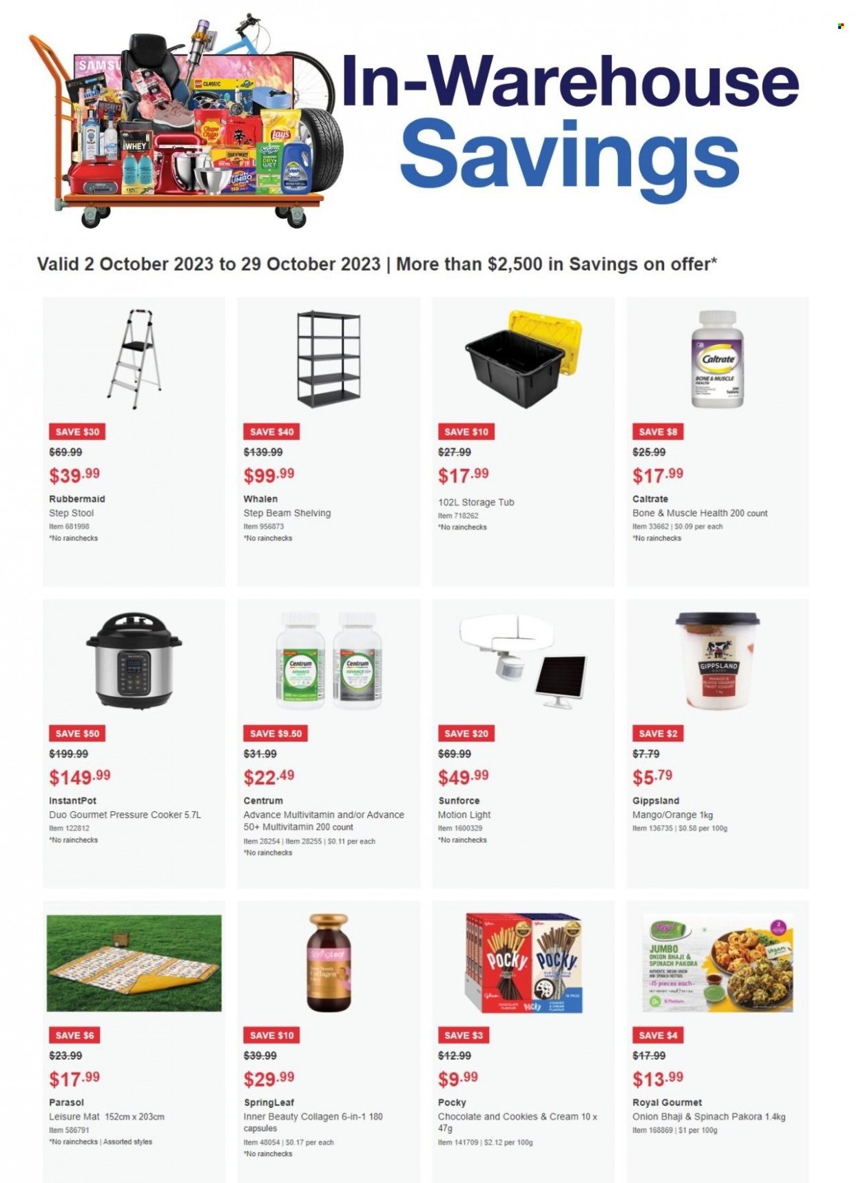 Costco catalogue - 2 Oct 2023 - 29 Oct 2023. Page 1