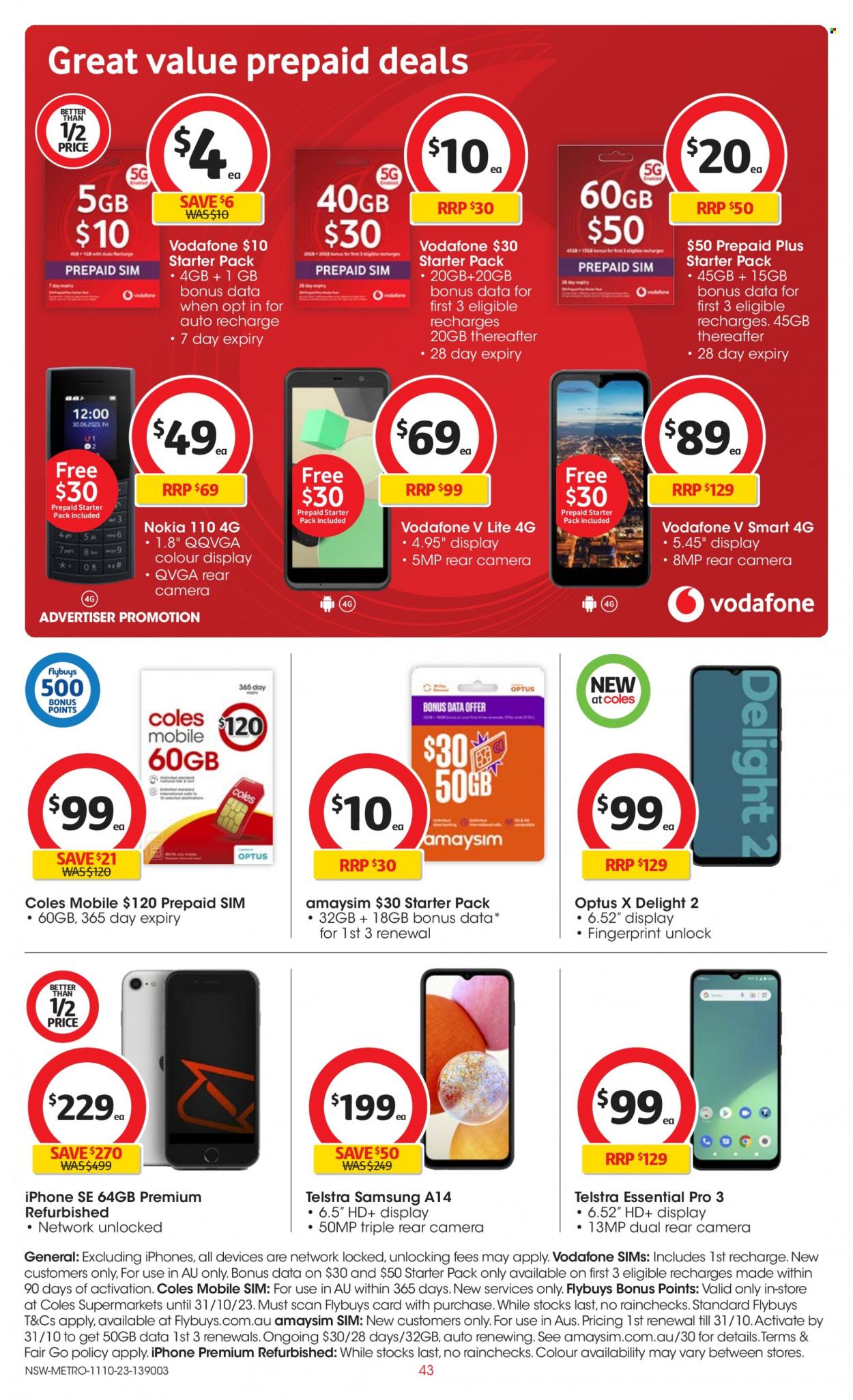 Coles catalogue - 11 Oct 2023 - 17 Oct 2023. Page 43