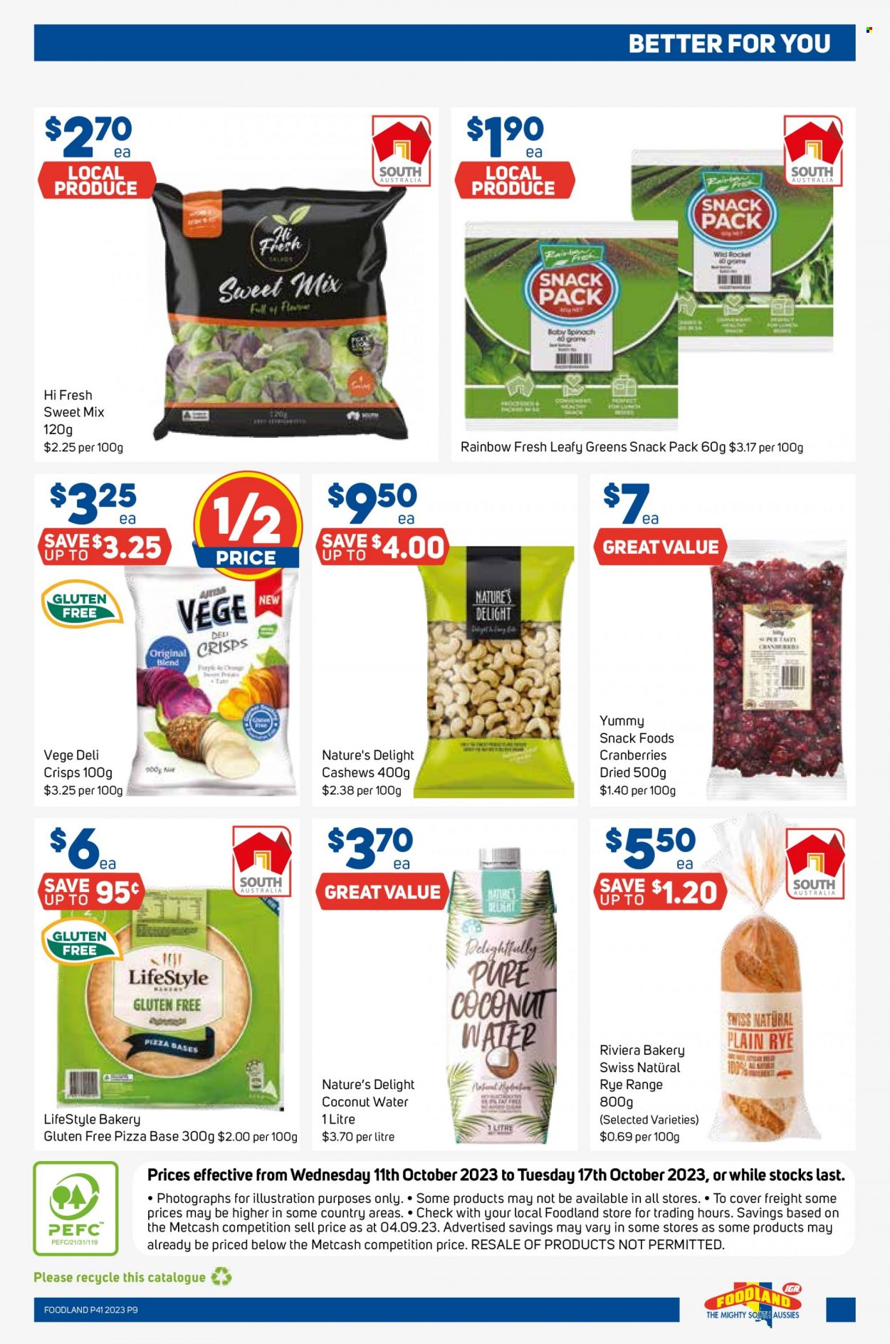 Foodland catalogue - 11 Oct 2023 - 17 Oct 2023. Page 9