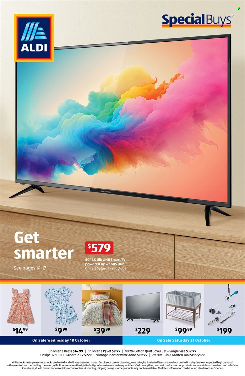 ALDI catalogue - 18 Oct 2023 - 24 Oct 2023. Page 1