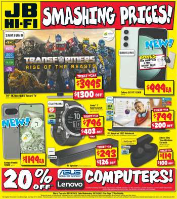 JB Hi-Fi Catalogue - 12 Oct 2023 - 18 Oct 2023.