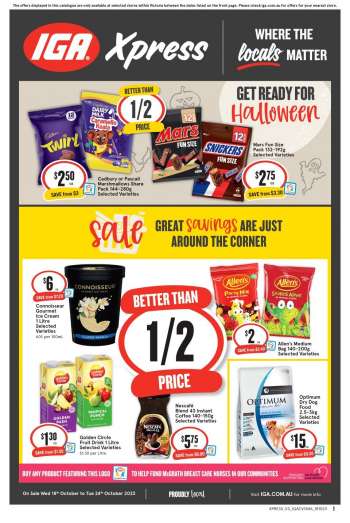 IGA Xpress Catalogue - 18 Oct 2023 - 24 Oct 2023.