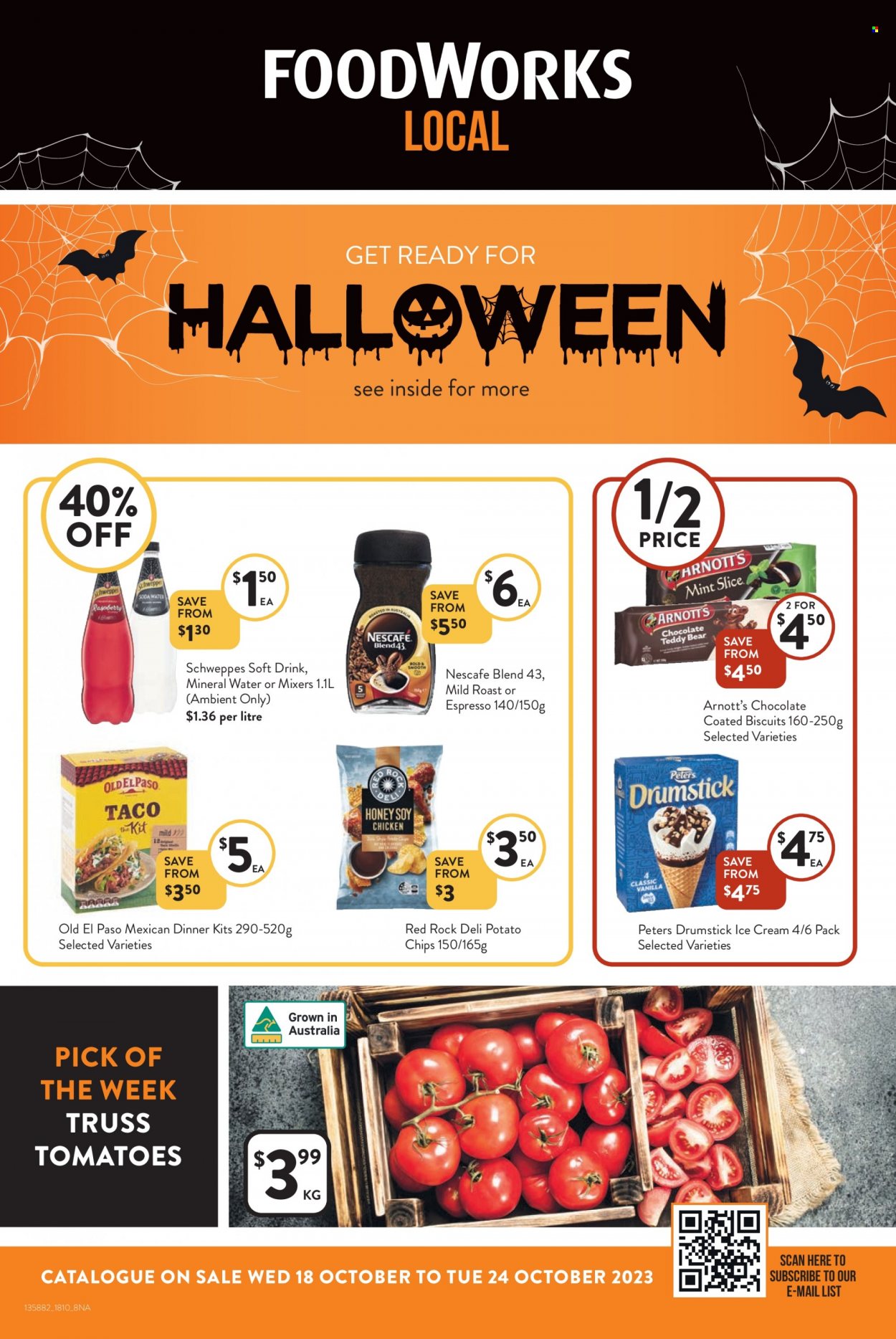 Foodworks catalogue - 18 Oct 2023 - 24 Oct 2023. Page 1