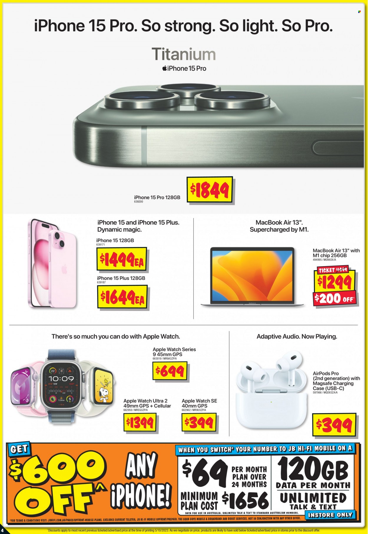 JB Hi-Fi catalogue - 19 Oct 2023 - 25 Oct 2023. Page 4