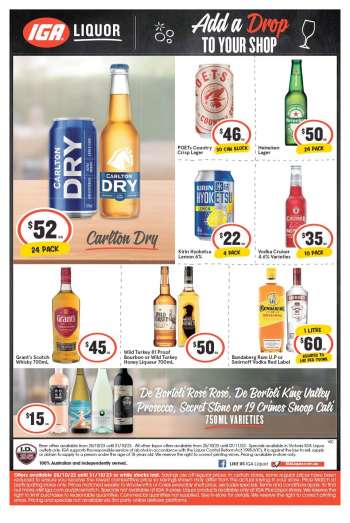 IGA LIQUOR Catalogue - 25 Oct 2023 - 31 Oct 2023.