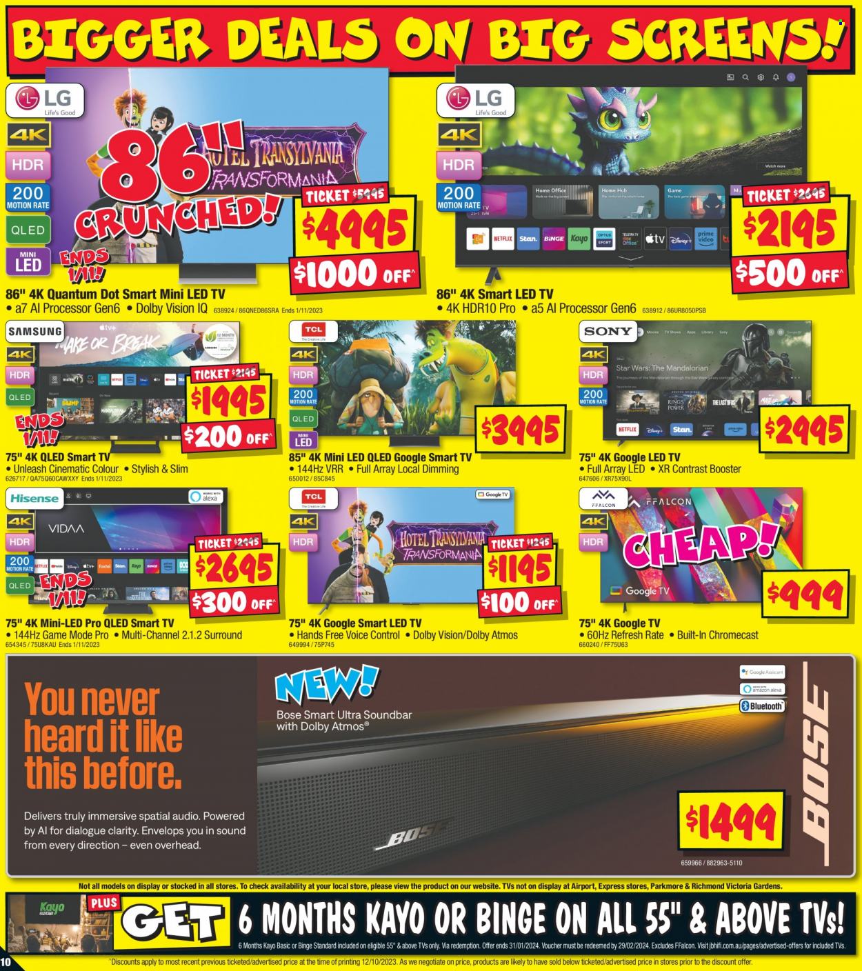 JB Hi-Fi catalogue - 26 Oct 2023 - 8 Nov 2023. Page 10