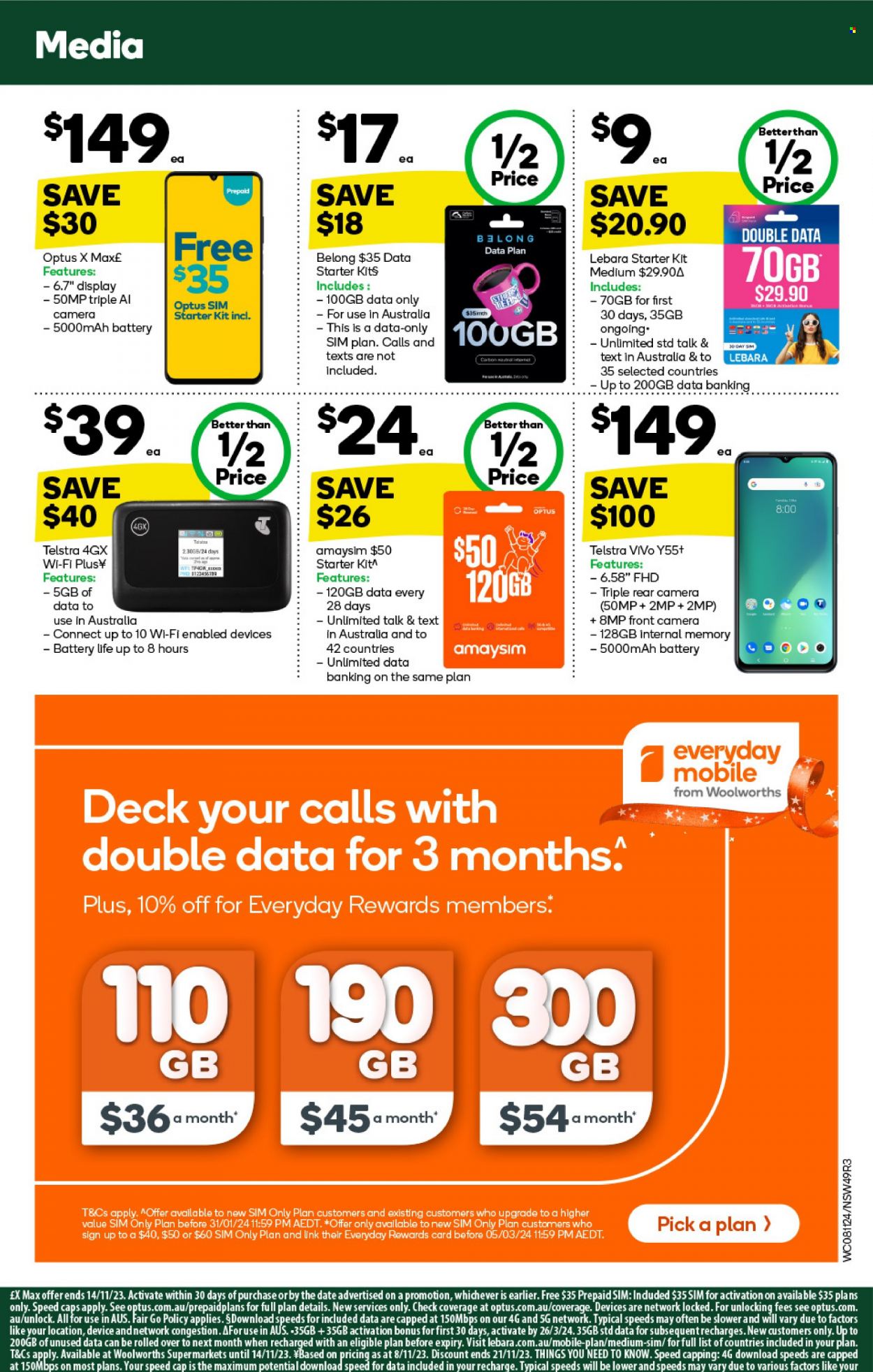 Woolworths catalogue - 8 Nov 2023 - 14 Nov 2023. Page 49