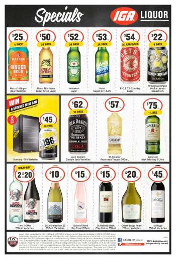 IGA LIQUOR Catalogue - 8 Nov 2023 - 14 Nov 2023.