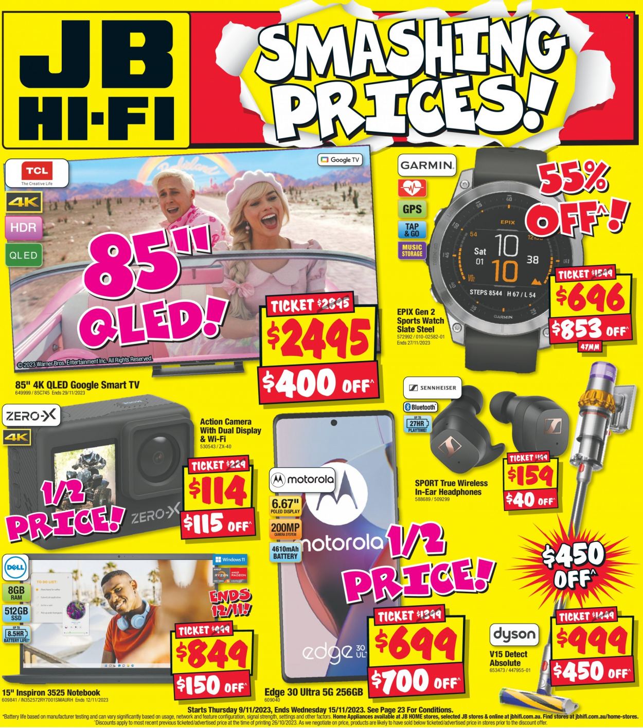 JB Hi-Fi catalogue - 9 Nov 2023 - 15 Nov 2023. Page 1